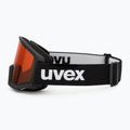 Lyžiarske okuliare UVEX Athletic LGL black matt/orange/clear 4