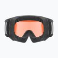 Lyžiarske okuliare UVEX Athletic LGL black matt/orange/clear 3