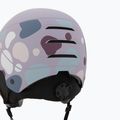 Detská lyžiarska prilba UVEX Rocket Visor Jr cool lavender abstract matt/mirror silver/laser gold 8