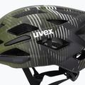 Detská cyklistická prilba UVEX Air Wing 2 CC dark olive/black matt 7