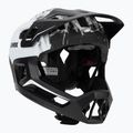 Detská cyklistická prilba UVEX React Fullface Jr black/white matt