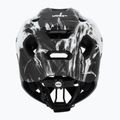 Detská cyklistická prilba UVEX React Fullface Jr black/white matt 4