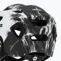 Detská cyklistická prilba UVEX React Fullface Jr black/white matt 8