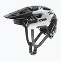 Detská cyklistická prilba UVEX React Fullface Jr black/white matt 2