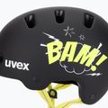 Detská prilba UVEX Kid 4 Style bam black/lime matt 7