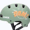 Detská prilba UVEX Kid 4 Style bam moss green/papaya matt 7