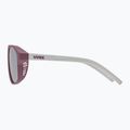 Detské slnečné okuliare UVEX Cosmic Jr cranberry/grey matt/mirror silver 5