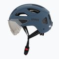 Cyklistická prilba UVEX Stride Visor stone blue matt/lite mirror silver 3