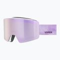 Lyžiarske okuliare UVEX Ignite FM S3 white matt/mirror rose