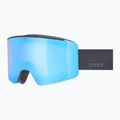 Lyžiarske okuliare UVEX Ignite FM S3 black matt/mirror blue