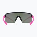 Detské slnečné okuliare UVEX Dyrt Jr black pink mat/mirror pink 3