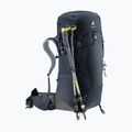 Turistický batoh deuter Aircontact Lite 50 + 10 l black/graphite 8