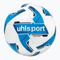 Futbalová lopta uhlsport Lite Soft 350 white/cyan/navy v. 5 4
