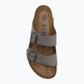 Šľapky BIRKENSTOCK Arizona Soft Footbed Oiled Leather Regular iron 5