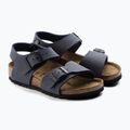 Detské sandále BIRKENSTOCK New York Birkibuc Narrow navy 10