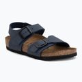 Detské sandále BIRKENSTOCK New York Birkibuc Narrow navy