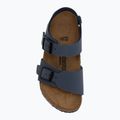 Detské sandále BIRKENSTOCK New York Birkibuc Narrow navy 5