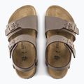 Detské sandále BIRKENSTOCK New York Birkibuc Narrow mocha 11