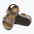 Detské sandále BIRKENSTOCK New York Birkibuc Narrow mocha 12