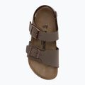 Detské sandále BIRKENSTOCK New York Birkibuc Narrow mocha 5