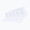 Ponožky Skechers Mesh Ventilation Quarter 5 pairs white/white 2