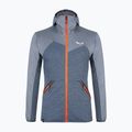 Pánska fleecová mikina Salewa Puez Melange PL FZ Hoody modrá 00-0000027386 4