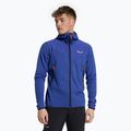 Pánska fleecová mikina Salewa Agner Hybrid PL/DST FZ Hoody modrá 00-0000027371