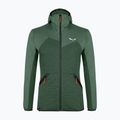 Pánska fleecová mikina Salewa Puez Melange PL FZ Hoody zelená 00-0000027386