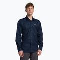 Pánske trekingové tričko Salewa Fanes Hemp navy blue 00-0000028298