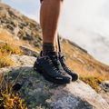 Pánske trekingové ponožky Salewa MTN TRN Sal. AM QRT šedohnedá 00-0000069028 10