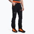 Salewa pánske softshellové nohavice Sella DST Lights black 00-0000028474