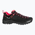 Pánska turistická obuv Salewa Wildfire Leather GTX black/fluo coral 9