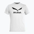 Pánske trekingové tričko Salewa Solidlogo Dry white 00-0000027018