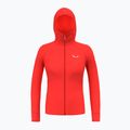 Salewa dámska trekingová mikina Agner Polarlite s kapucňou červená 00-0000028558 6