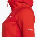 Salewa dámska trekingová mikina Agner Polarlite s kapucňou červená 00-0000028558 4