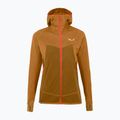 Dámska trekingová mikina Salewa Puez Hybrid PL FZ Hoody golden brown melange