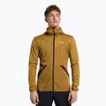 Salewa pánska fleecová mikina Puez Melange PL FZ Hoody hnedá 00-0000027386