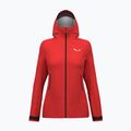 Dámska bunda do dažďa Salewa Ortles GTX 3L flame
