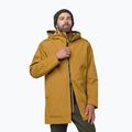 Pánska  bunda do dažďa Salewa Fanes 3L Ptx Hemp 2/1 Parka golden brown int.7020