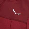 Detská trekingová mikina Salewa Agner Melange PL FZ Hoody syrah 3