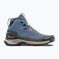 Pánske turistické topánky SalewaPuez Knit Mid Ptx java blue / black 2