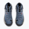 Pánske turistické topánky SalewaPuez Knit Mid Ptx java blue / black 4