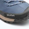 Pánske turistické topánky SalewaPuez Knit Mid Ptx java blue / black 6