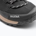 Dámske turistické topánky Salewa Puez Knit Mid Ptx black/black 6