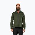 Pánska trekingová mikina Salewa Puez Rocca Polarlite Hood dark olive