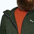 Pánska trekingová mikina Salewa Puez Rocca Polarlite Hood dark olive 4