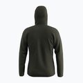 Pánska trekingová mikina Salewa Puez Rocca Polarlite Hood dark olive 7