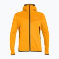 Pánska trekingová mikina Salewa Agner Hybrid PL/DST FZ Hoody turmeric melange/0910