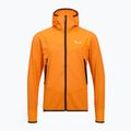 Pánska trekingová mikina Salewa Agner Hybrid PL/DST FZ Hoody turmeric melange/0910