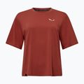 Dámske tričko Salewa Eagle Sunset Loose etruscan red 5